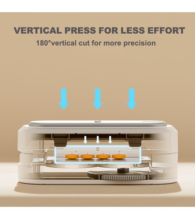 White Orange Precision Pill Cutter Press And Cut Split Evenly - Image 5