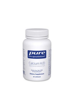 Pure Encapsulations Calcium KD  Supplement For Bone Strength Immune System Colon And Cardiovascular Health*  60 Capsules  - Image 1