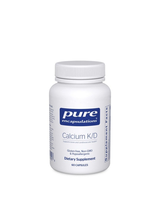 Pure Encapsulations - Calcium KD  Supplement For Bone Strength Immune System Colon And Cardiovascular Health*  60 Capsules - Image 1