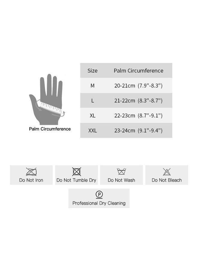 NIBEMINENT Men Winter Water Resistant Sheepskin Leather Gloves XL - Image 2