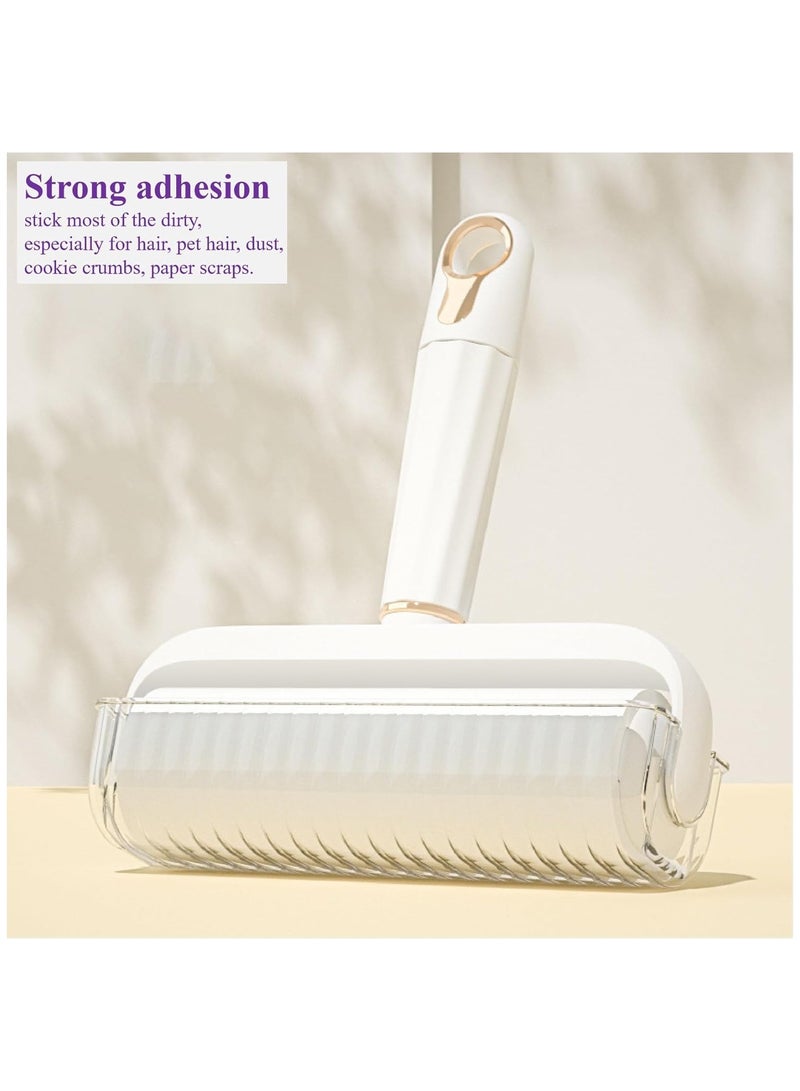 Lint Roller Sticky Reusable Lint Remover 240 Sheets(1 Durable Handles and 4 Replaced Rollers) For Clothes,Sheet,Sofa,Carpets,Pet hair,Dog/Cat/Bird hair,Dust,Lint Removal - Image 2