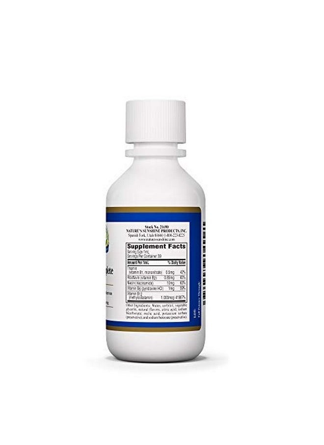 Nature's Sunshine - Methyl B12 Complete Liquid 2 Fl. Oz. ; Promotes Energy Contributes To Nervous System Function Supports The Immune System And Provides 1000 Mcg Vitamin B12 Per Serving - Image 1