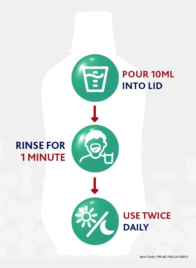 Parodontax Daily Gum Care Fresh Mint Mouthwash 500ml - Image 5