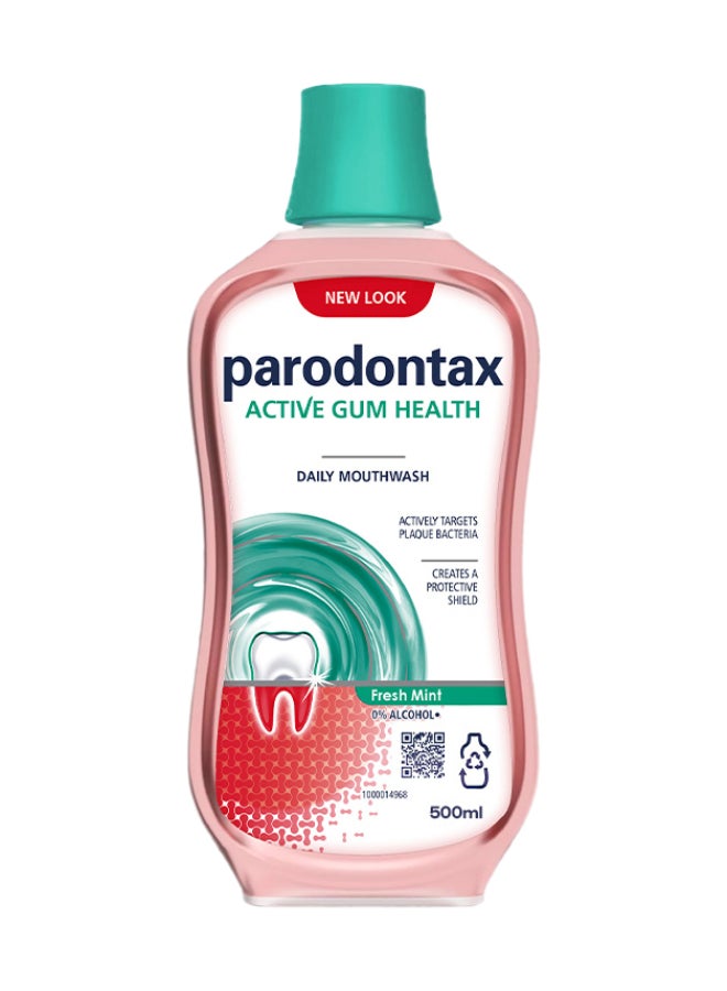 Parodontax Daily Gum Care Fresh Mint Mouthwash 500ml - Image 1