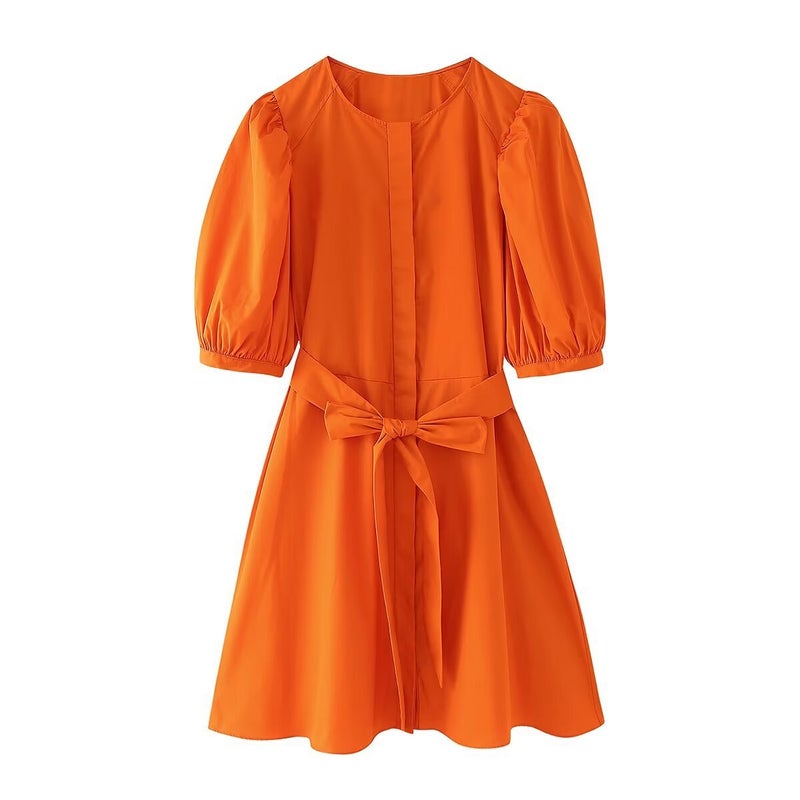 2024 Women'S Striped Poplin Lace Fashion Dress Women - Image 1