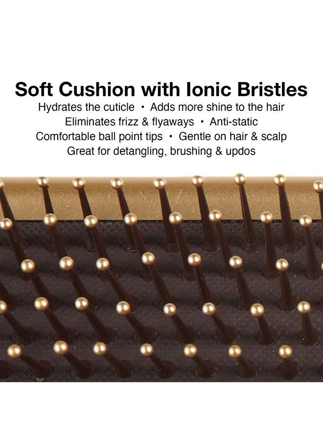 Olivia Garden NanoThermic Ceramic + Ion Styler Hair Brush NT-PDL (Paddle) - Image 4