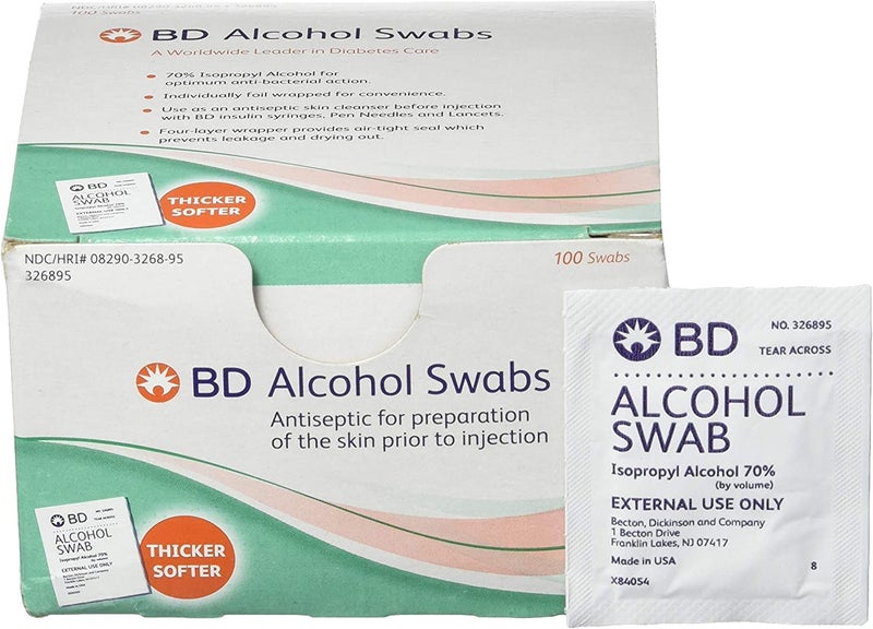 B & D Medical Systems 326895 Alcohol Swab (12 Boxes of 100) - Image 4