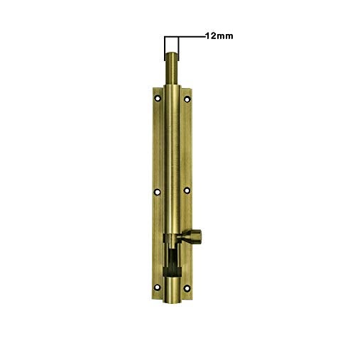 Atlantic Aluminium Plain Tower Bolt 8 inch, Antique Finish, Pack of 2 - Image 2