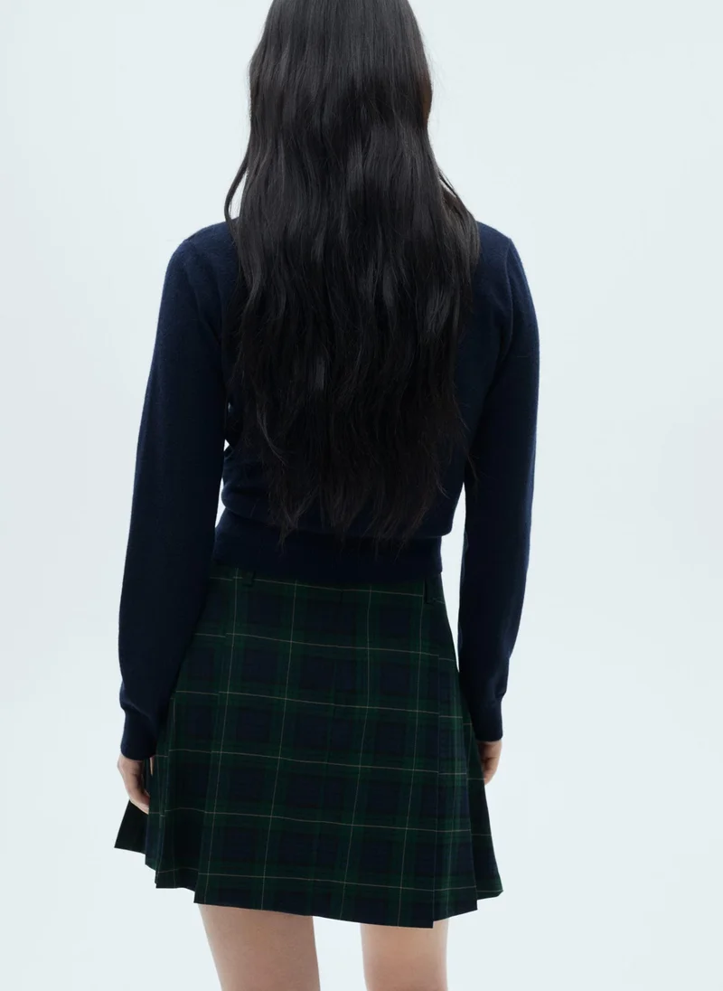 مانجو Short Striped Skirt