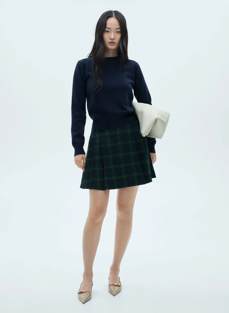 مانجو Short Striped Skirt