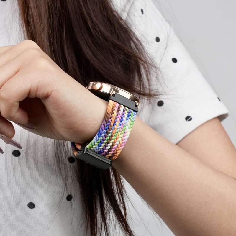 erorex For Honor Watch 4 Pro 22Mm Magnetic Buckle Braided Watch Band(Colorful) - Image 4