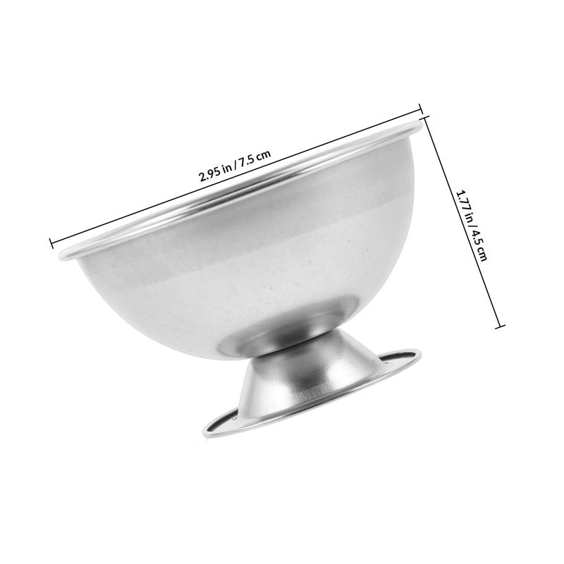 Compact Metal Bowl, Ideal for Melting Alum, Featuring Lightweight Design and Safety - Image 2