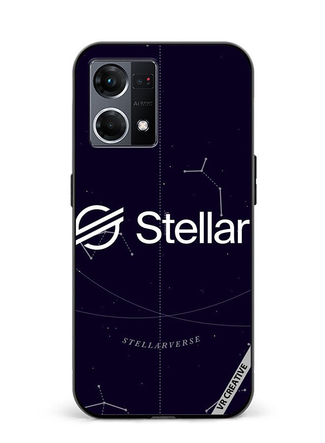 VR CREATIVE Protective Case Cover For Oppo Reno8 4G Stellar Design Multicolour - Image 1