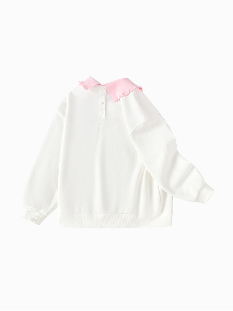 Balabala Girls' Sweatshirt With Embroidery - Image 2