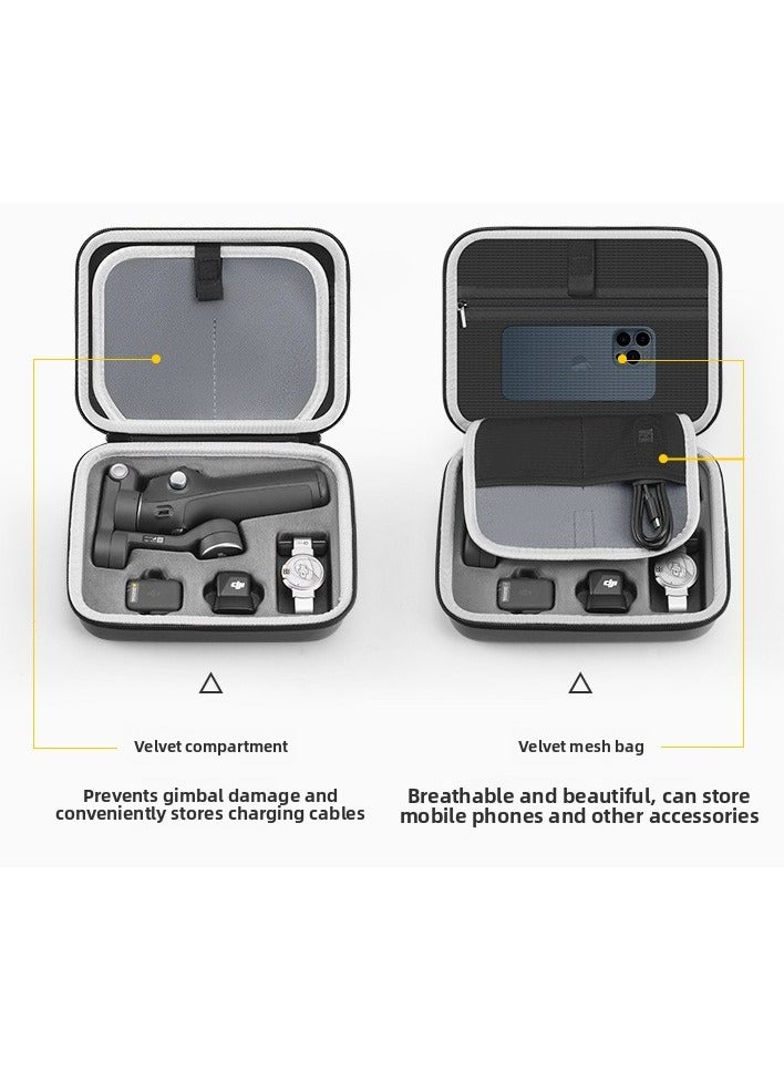 حقيبة تخزين متوافقة مع DJI Mobile 8، حقيبة حمل محمولة بحزام كتف (كروس بودي)، منظم واقٍ مقاوم للماء للاستخدام اليومي والسفر. - Image 1