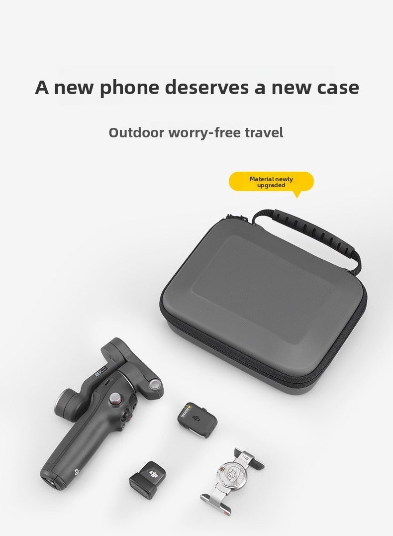 حقيبة تخزين متوافقة مع DJI Mobile 8، حقيبة حمل محمولة بحزام كتف (كروس بودي)، منظم واقٍ مقاوم للماء للاستخدام اليومي والسفر. - Image 2