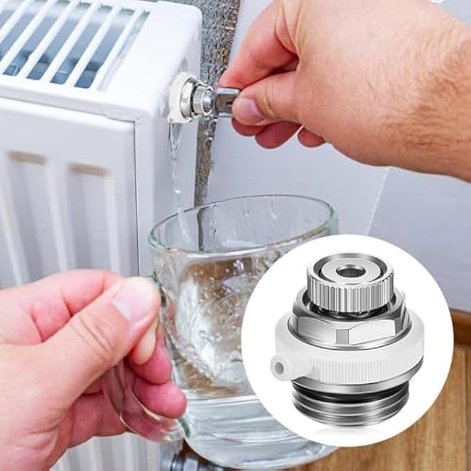 2 PCS AUTOMATIC RADIATOR BLEEDERS, 3/4 INCH CONNECTION, AUTOMATIC RADIATOR BLEED, VALVE, SELF-BLEEDING, BLEED VALVE - Image 3