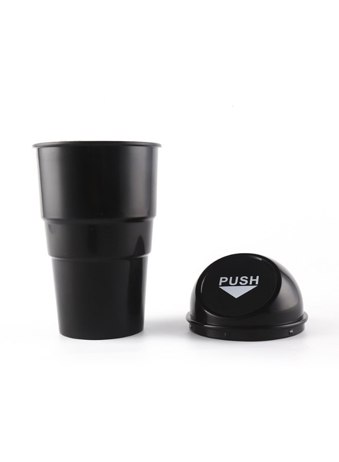 Mini Car Trash Bin Holder – Fits Cup Holder, Leak-Proof, Compact Vehicle Garbage Can - Image 1
