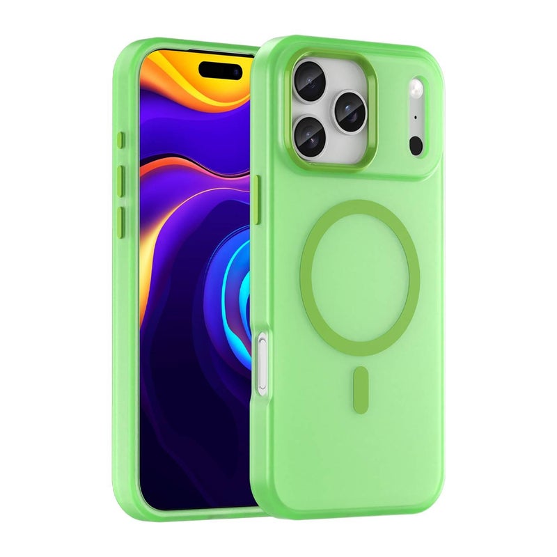MagSafe Case | Drop Protection | Full Coverage | Shockproof Cover for iPhone 17 / 17 Air / 17 Pro / 17 Pro Max | Green - Image 1