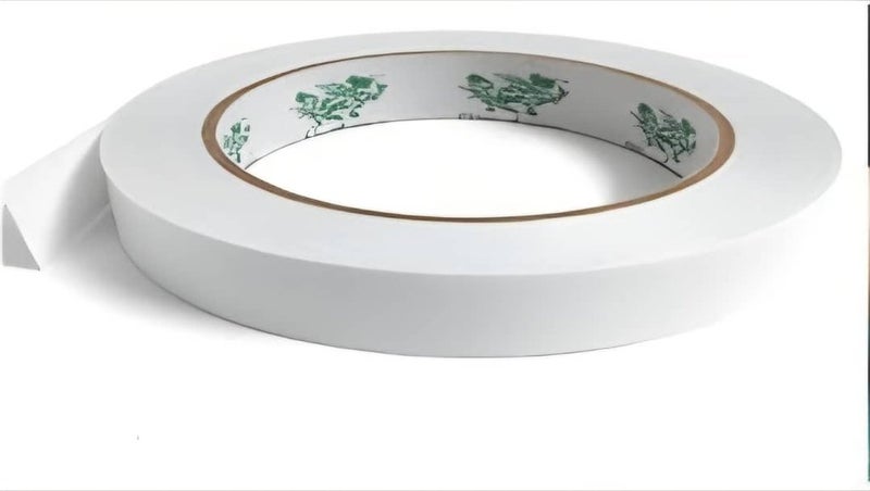 Extra Strong Double-Sided Tape - Versatile for Fastening and Crafting (White). - Image 1