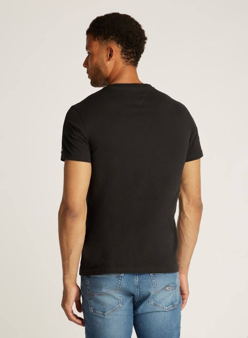 TOMMY JEANS Varsity Logo Slim T-Shirt - Image 4