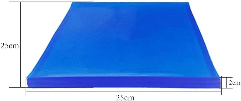 Aiuphing Universal Motorcycle Seat Cushion Gel Pad - Blue (25 x 25 x 2 cm) - Image 3