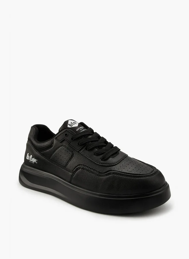 Lee Cooper Men's Panelled Lace-Up Sneakers