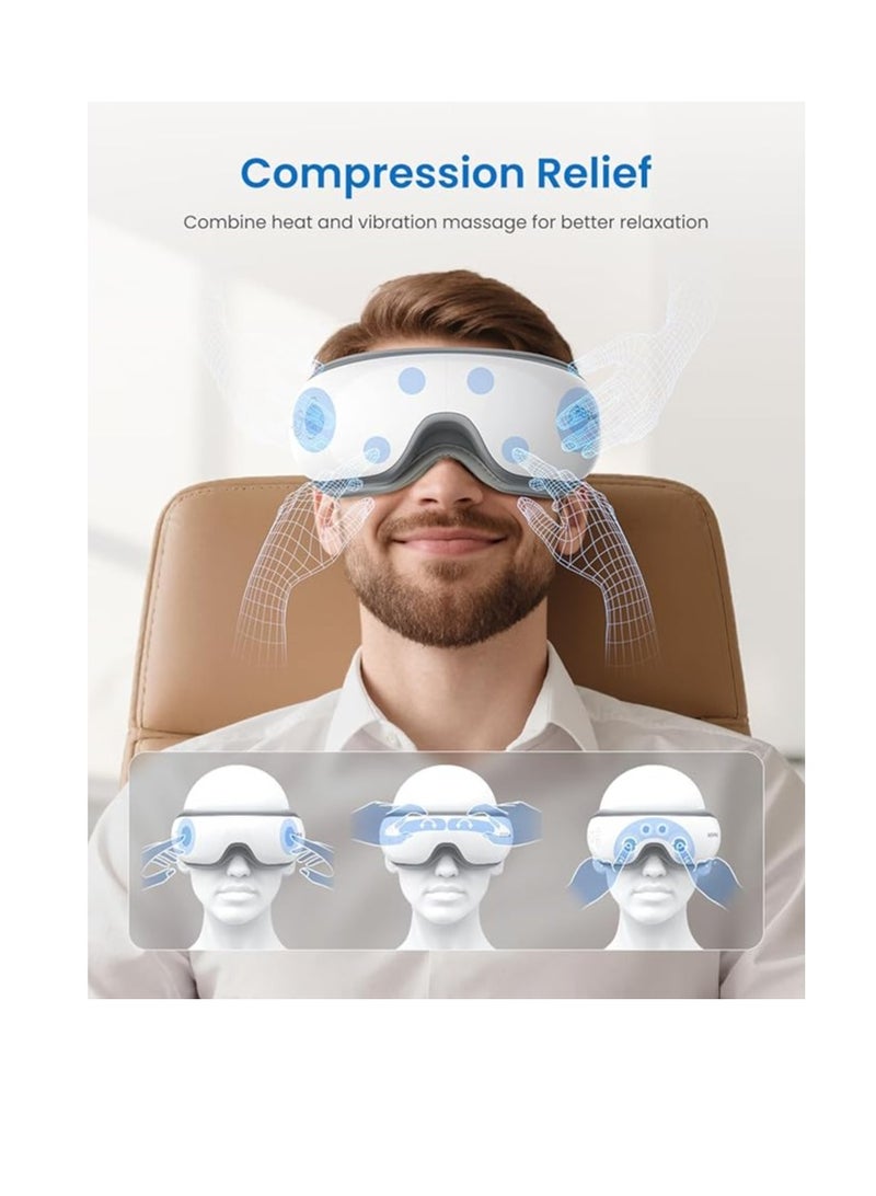 RENPHO Eyeris 1 Eye Massager with Heat – Relaxation, Vibration & Air Pressure Therapy - Image 2