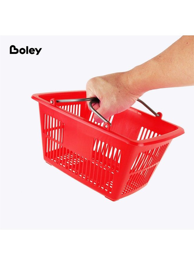 BOLEY Classroom Baskets 20 Pk 10 X 6In Small Plastic Stackable Basket Set With Handles Classroom Bins In Bright Colors - Image 3