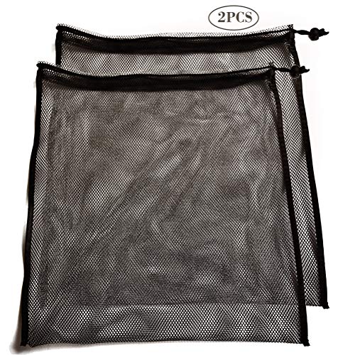 Mike Mesh Equipment Bag Drawstring Storage Ditty Shoe Tennis Ball Bags Stuff Sack for Travel & Outdoor Activity CA - Image 1