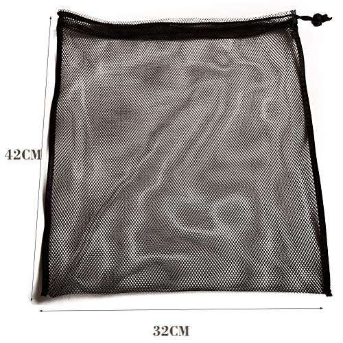 Mike Mesh Equipment Bag Drawstring Storage Ditty Shoe Tennis Ball Bags Stuff Sack for Travel & Outdoor Activity CA - Image 2