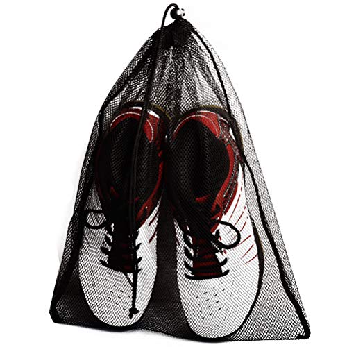 Mike Mesh Equipment Bag Drawstring Storage Ditty Shoe Tennis Ball Bags Stuff Sack for Travel & Outdoor Activity CA - Image 4