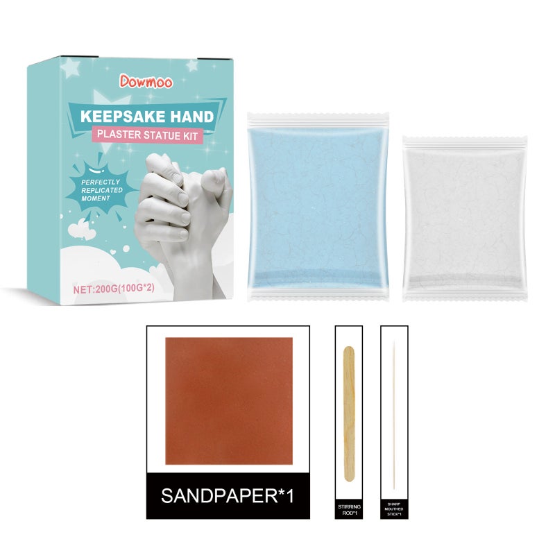 Dowmoo Diy Hand Mask Powder Set Clone Powder 3D Model Powder Handprint Diy Souvenir Toy Gift - Image 1