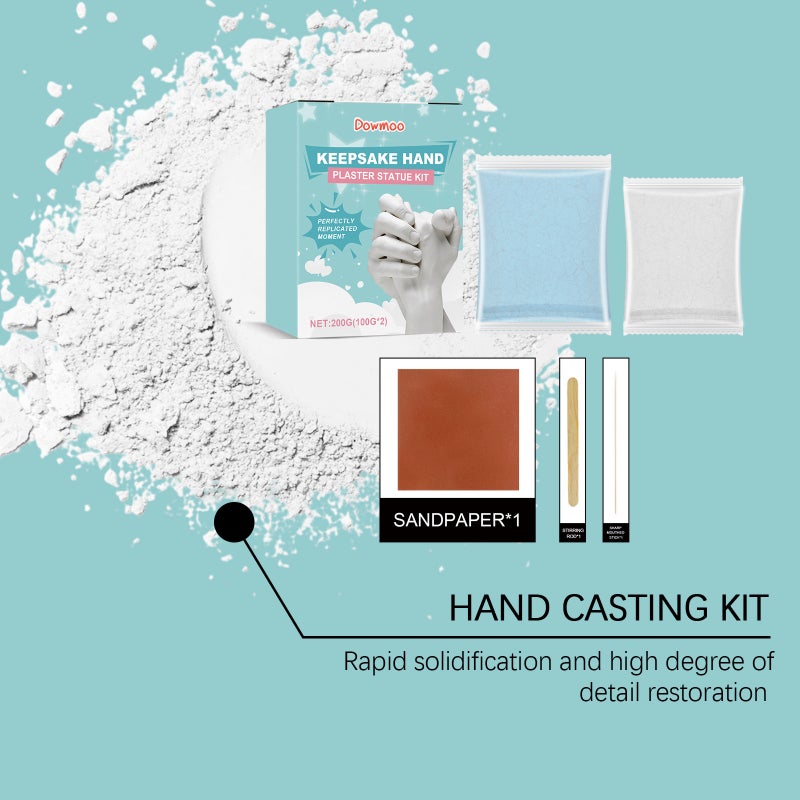 Dowmoo Diy Hand Mask Powder Set Clone Powder 3D Model Powder Handprint Diy Souvenir Toy Gift - Image 5
