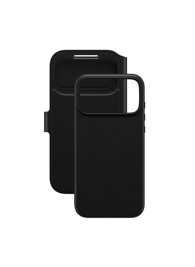 PanzerGlass آيفون 17 برو ماكس تانغو 2 في 1 فولي | محفظة جلدية + غلاف قابل للفصل مع MagSafe، 4 فتحات بطاقات، حماية كاملة من السقوط والخدوش 360 درجة، شحن لاسلكي مغناطيسي، تركيب سهل، أسود - Image 4
