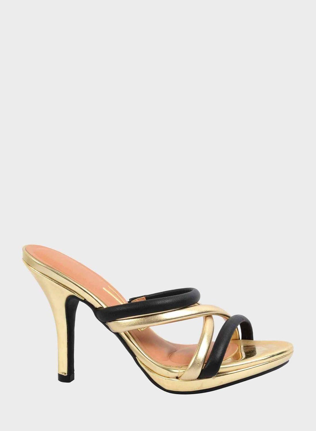 Vizzano Women's Heeled Sandals With Buckle Strap - 4 Colors Available Low Heel Comfort