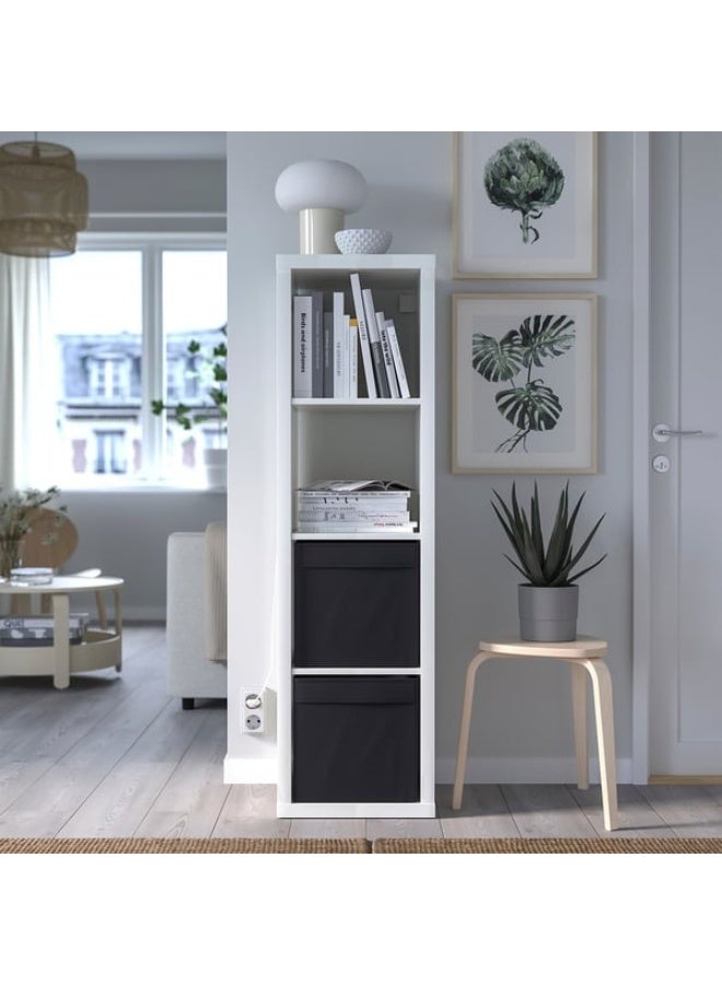 IKEA (IKEA) IKEA DRONA Box Black 33x38x33 cm Fabric Storage Cube Fits Kallax Shelf Foldable Organizer - Image 3