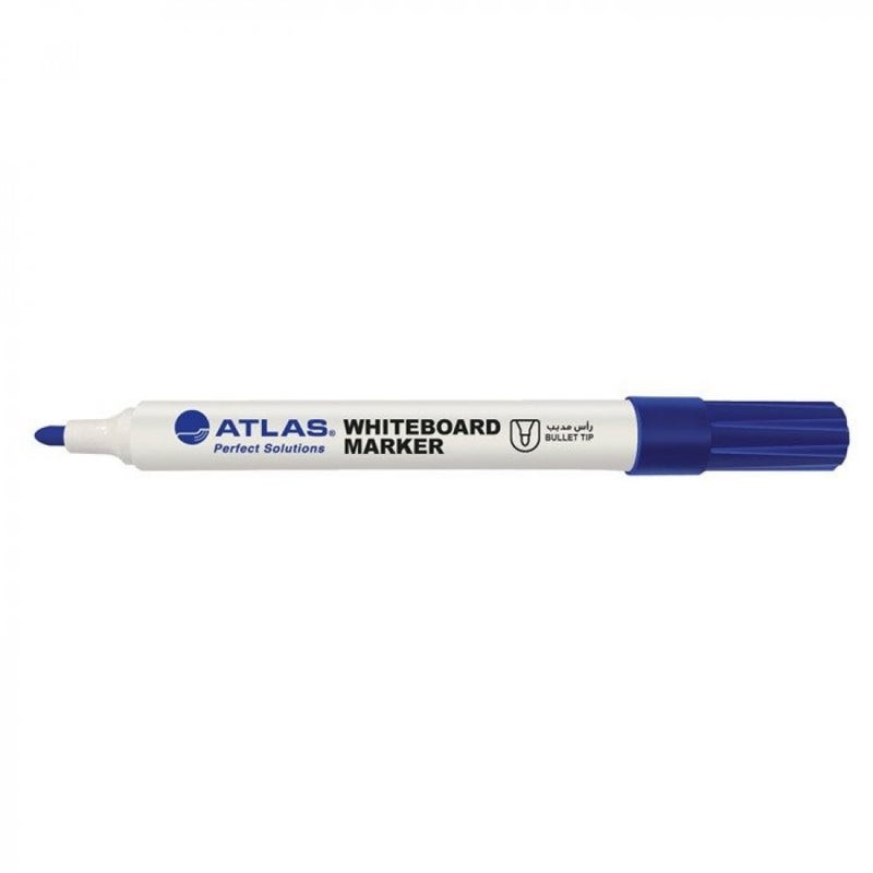 ATLAS Whiteboard Marker Bullet Blue Pack of 12
