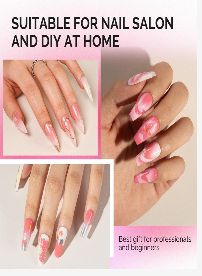 MelodySusie 6Pcs Ombre Nail Brushes,Nail Gradient Painting Pen for Blooming Nails, Gradient Nail, Manicure Nail Art Tools, Professional Accessories for Home and Salon Use - Image 5