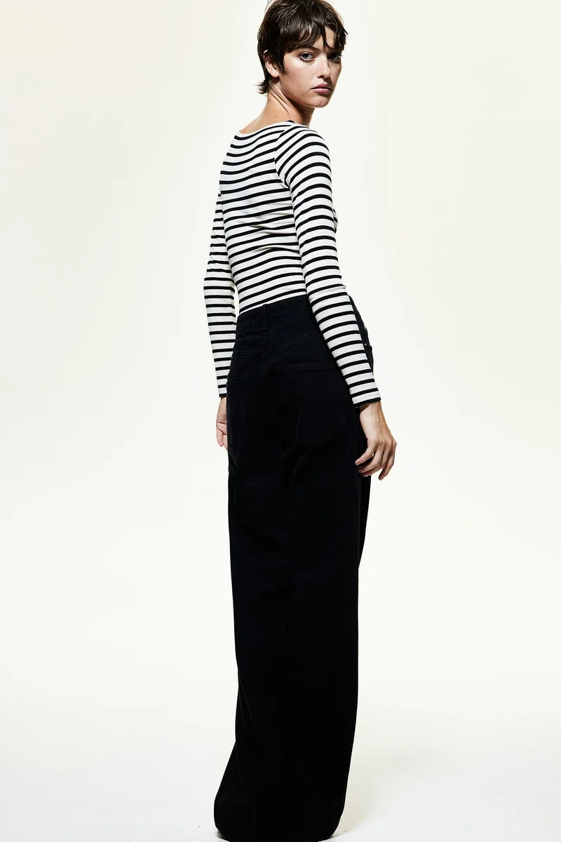 اتش اند ام Crease-Leg Jeans