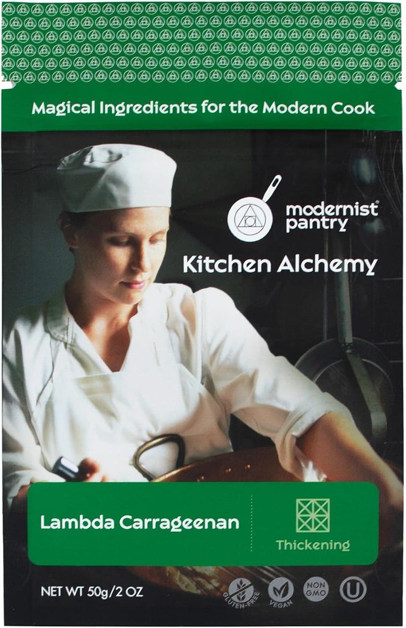 Modernist Pantry Lambda Carrageenan - 50g Non-GMO Vegan Thickening Agent - Image 1