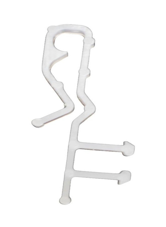 JSP Manufacturing Multi Pack of Hidden Valance Clips Faux and Real Wood Window Blinds 2" Short Style (12) - Image 4