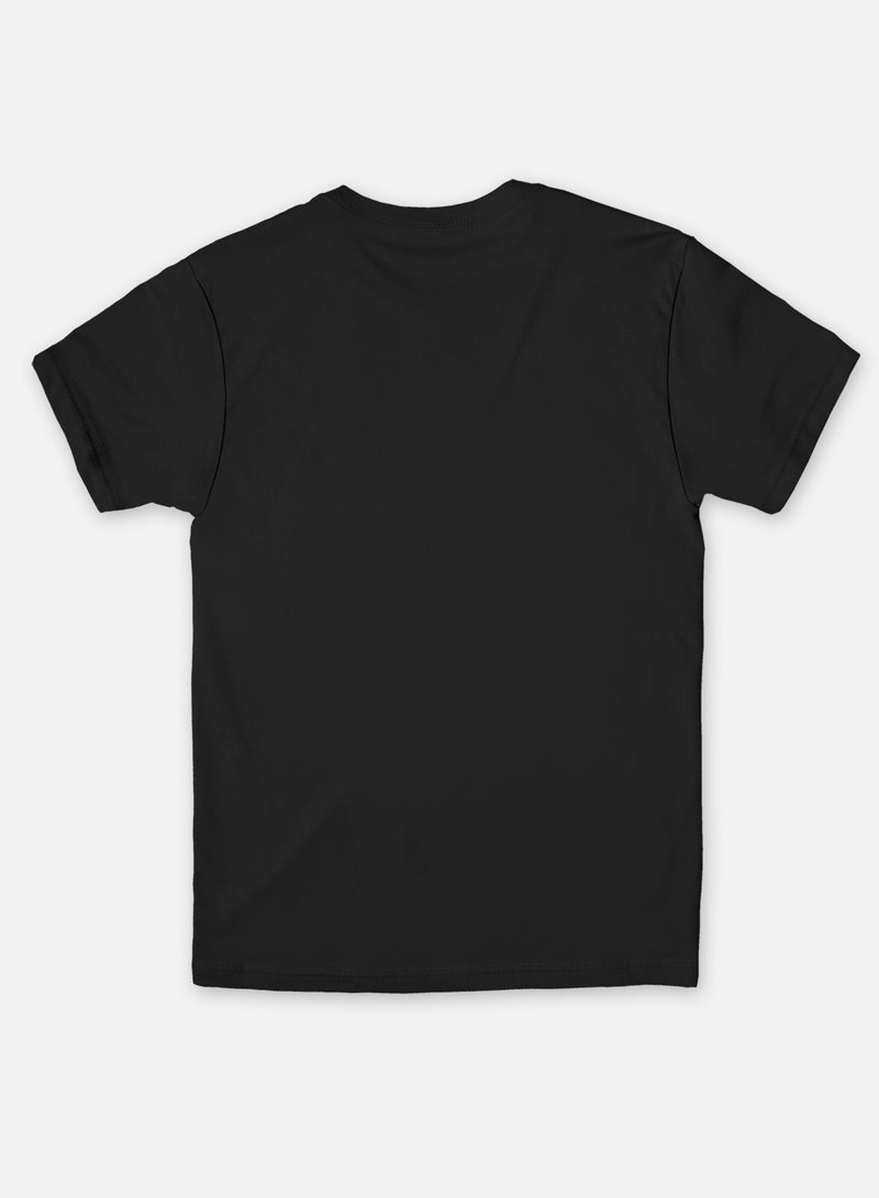 THREADCURRY Comic Boys Black Printed Round Neck T-shirt - Image 2