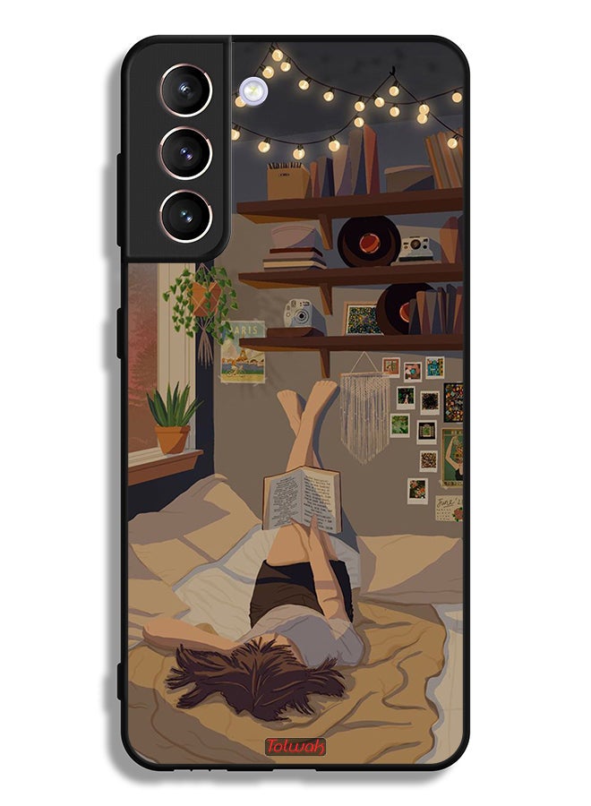 Tolwak Samsung Galaxy S21 5G Protective Case Cover Studying Art - Image 3