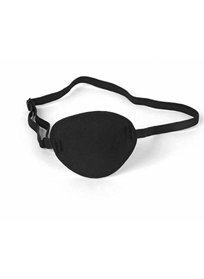 LASSUM رقعة عين سوداء للأطفال والبالغين، رقعة عين مريحة قابلة للتعديل لعلاج الحول، قناع عين للتعافي - Image 2