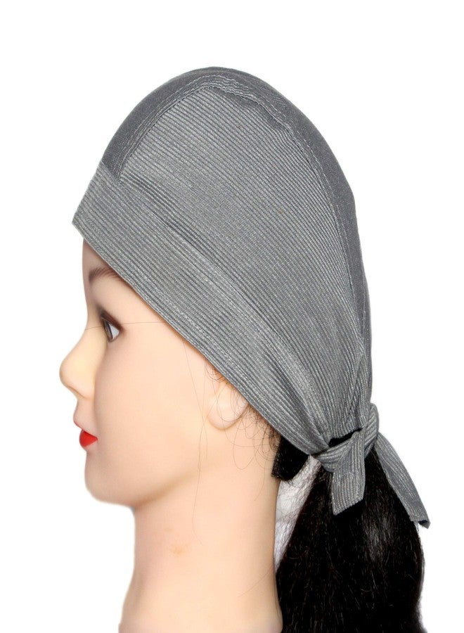 PAROPKAR Headwear Cooling Helmet Liner - Do Rag Skull Caps for Men - Hard Hat Liner Sweat Cap - Biking Cycling Cap (Grey) - Image 4