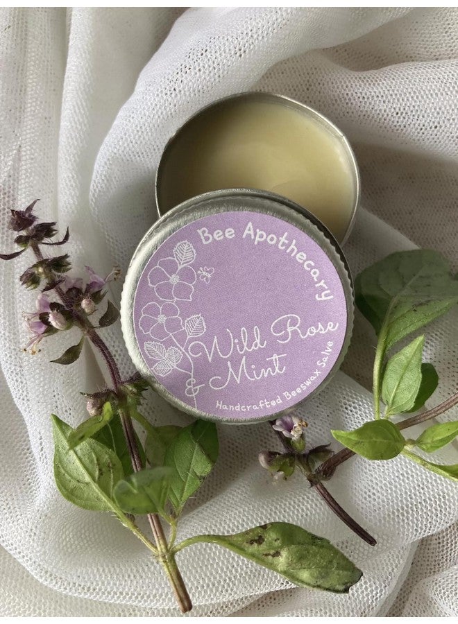 Tenaciousbee Himalayan Mint Beeswax Salve, Natural Moisturising Balm for Dry Skin, Lips and Cuticles, 15g