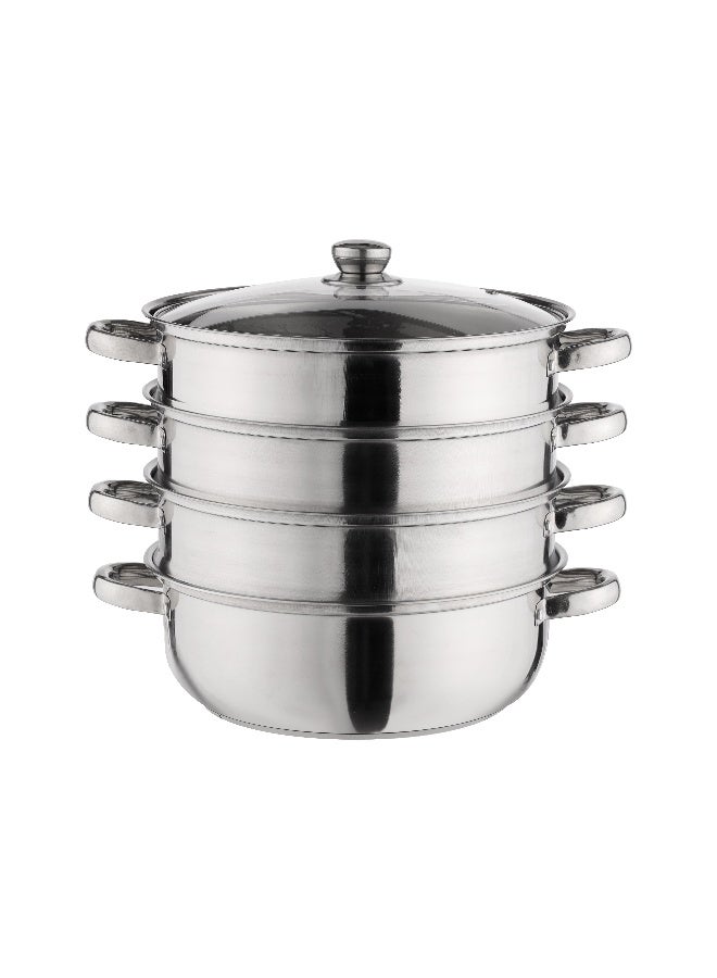 رويال فورد بخار SS بأربعة طبقات/30CM1X8، فضي، RF10427 - Image 3