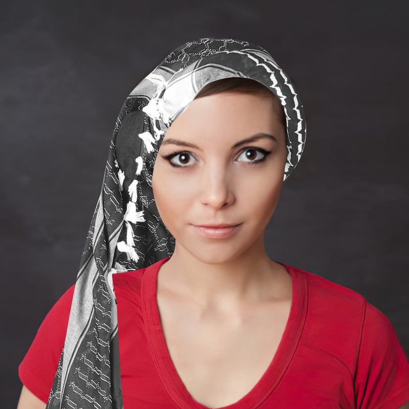 Decorative Headband for Men Men's Scarf Tassel Scarf for Men Band Neck Scarf - Image 2