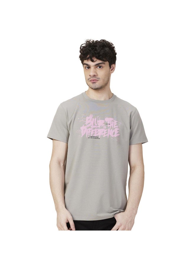 Being Human Mens Grey Round Neck Short Sleeve T-Shirt - Image 2